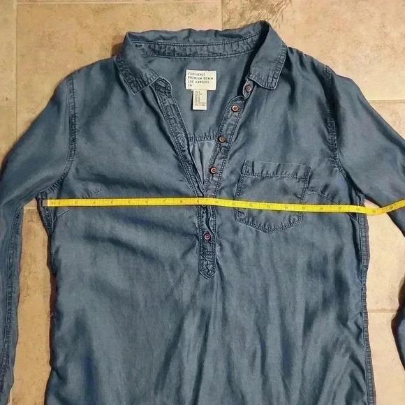 Forever 21 Long Sleeve Button Up Dress - Picture 6 of 9